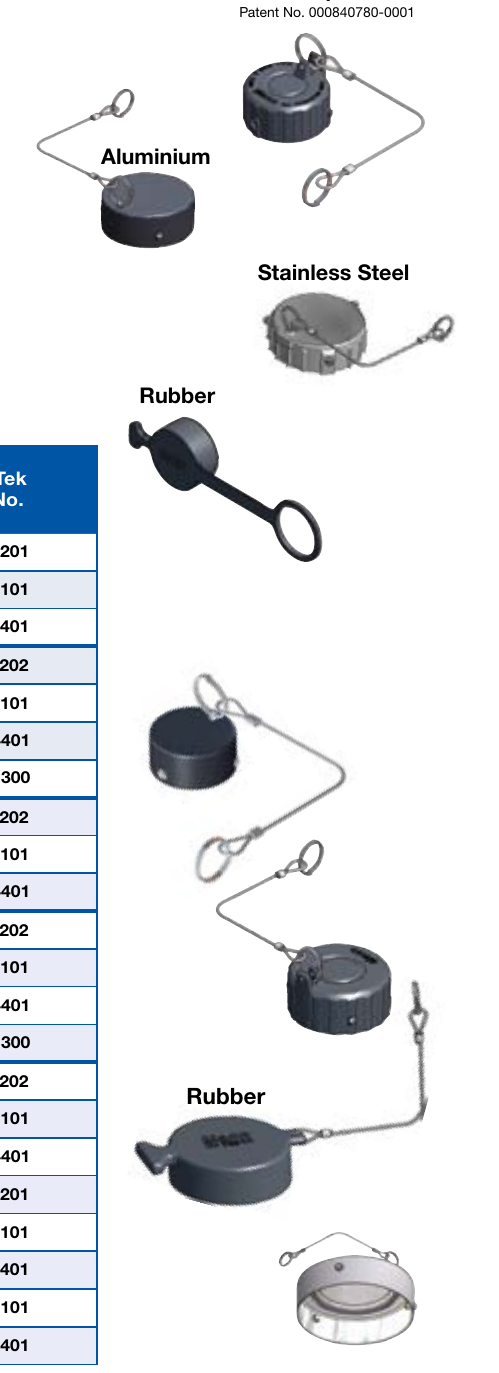 8" (Ø 272 mm) Dust cap voor Tankunit