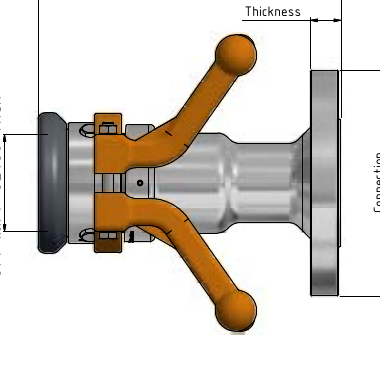 2" Slangunit/koppeling