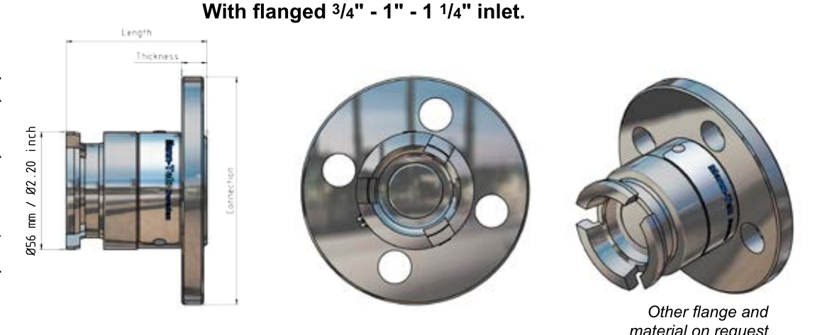 1" Tankunit/adapter
