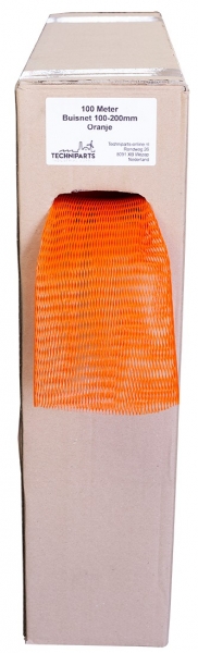 Buisnet - Netkous - rekbereik 100 tot 200mm - Volle Dispenser doos 100m (Orange)