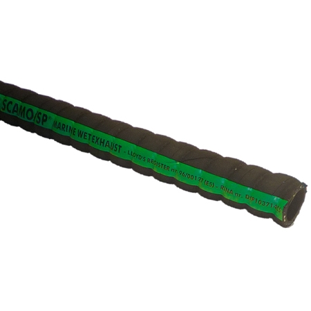 Maritieme Uitlaatgas slang EPDM - 80x90mm (Per Meter)