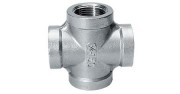 Bonfix messing knie met kraag - 1-1-4'' binnendraad x buitendraad
