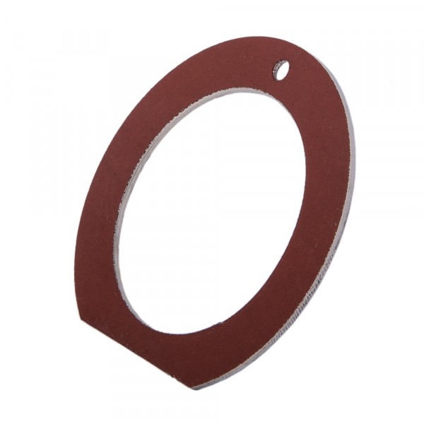 Aanloopschijf - TEF-MET/P - Staal / PTFE - 52x78/2 mm