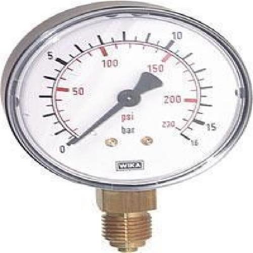 Manometer 100mm Onder Aansluiting 0-4 Bar