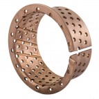 Sliding bearing Flanged - Cylindrical Bearing - BRO-MET L - Bronze - 60/65/75-2.5x60 mm