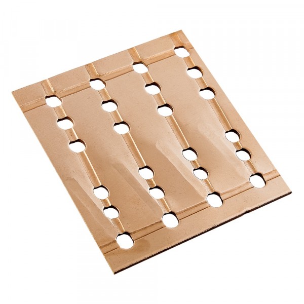 Glijplaat - BRO-MET L - Bronze - 500x240x1 mm