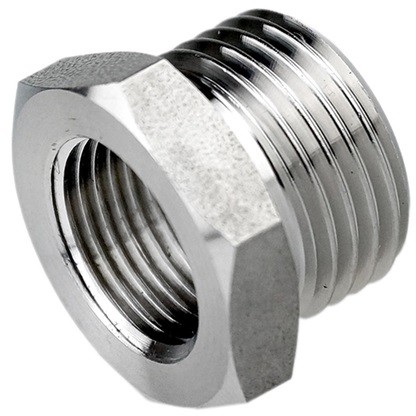 Réduction bague parallel G1-1/4” Bu x G1” Bi Laiton/Vernikkeld