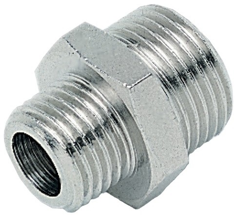 Borstnippel konisch verloop G1/8” x G3/8” - ISO 228