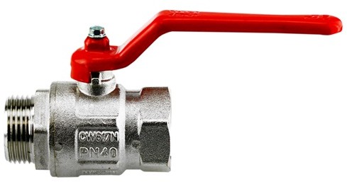 Kogelkraan 1" Bi x Bi max. 40 bar afbeelding
