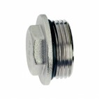 Bonfix Threaded Fitting Socket 1/2 - 2 x female thread - Chrome