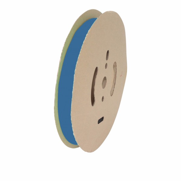 Krimpkous - 12,7mm - Dunwandig - Krimpratio 2:1 - Bleu - Op Rouleau 50m)