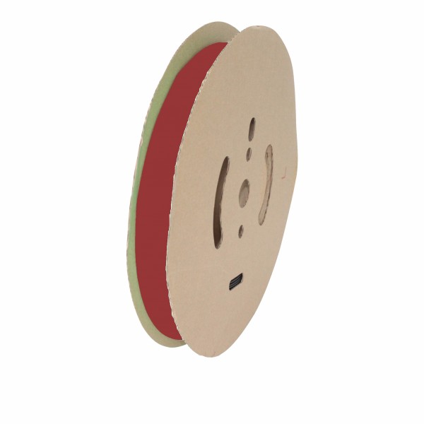Krimpkous - 25,4mm - Dunwandig - Krimpratio 2:1 - Rouge - Op rouleau 30m)