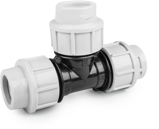 Raccord en T pour PE/tyleen - 20mm - 16 bar