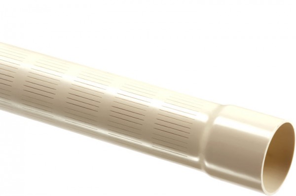 Bronfilter - 250 mm x 7,7 mm - snede 2,0 mm - perforatie 5 m - 5 m