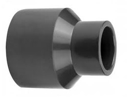 Pression PVC verloopmof - (50)/40x20mm - 16 bar