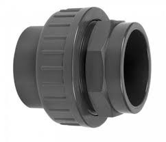 Pression PVC 3-delige raccord - 75mm - 10 bar