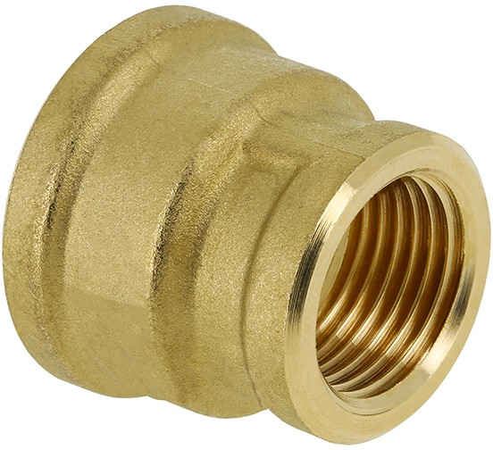 Bonfix laiton verloopsok - 1/2” x 1/4” Filetage femelle