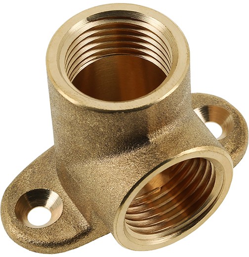 Bonfix muurplaat - 1/2” - laiton