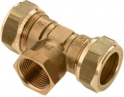 Bonfix messing verloopring - 1/2” x 1/4” Binnendraad