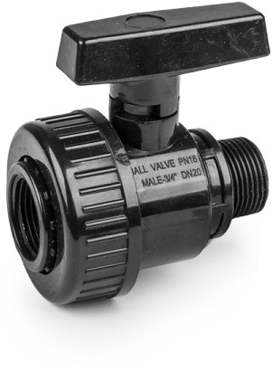 Kogelkraan kunststof - 3/4