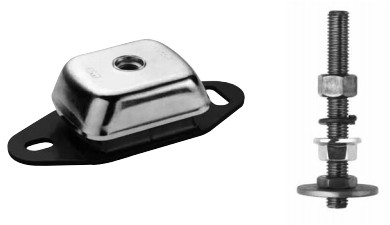 Machine voet PC 184 x 75 x 50 140 - NBR-45 Shore A DNV