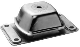 Machine voet PC 330 x 221 x 111 270 - 45 Shore A DNV