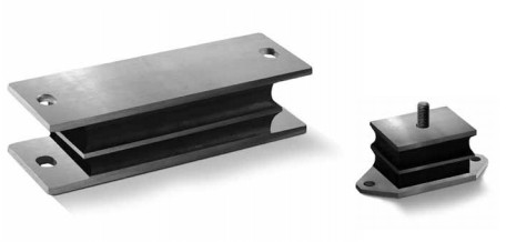 Sandwichlager PS51 170 x 127 x 43 - 60 Shore A