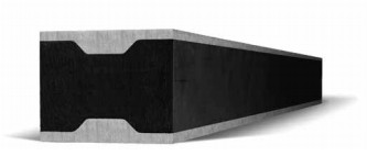 Rail 100x40x2000 A2 55 Shore
