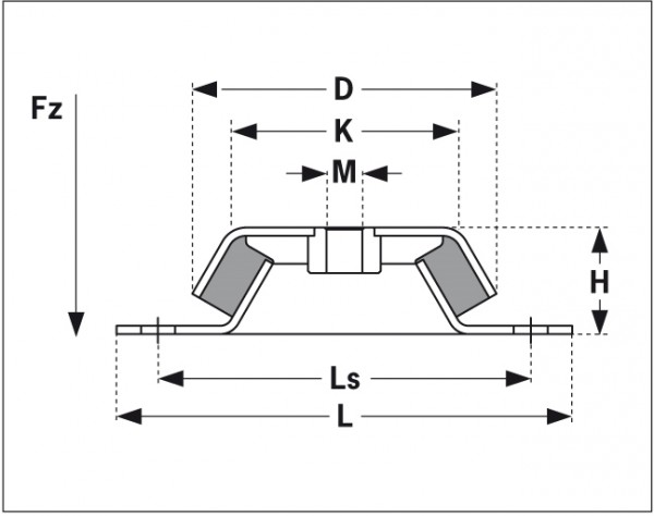 Machine voet 6001757