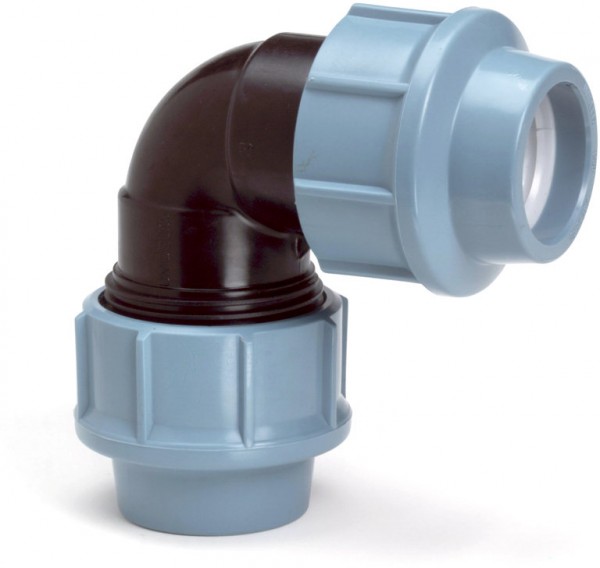 Coude 90° pour PE/tyleen - 16mm - 16 bar