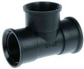 Dubbele nippel PP 1"