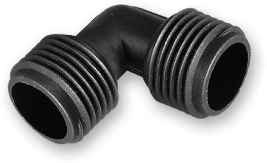 PP coude filetage mâle 1”
