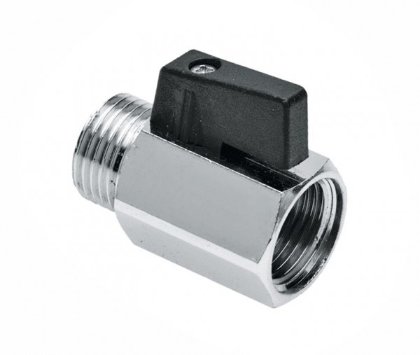 RIV mini kogelkraan 3/8" Bu x Bi