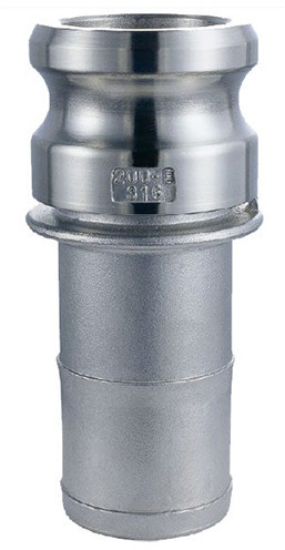 Raccord Camlock type E - mâle avec douille annelée - inox 316 - 1-1/4" - DN32 - E125