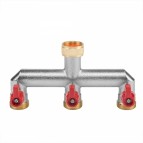 Gardena 4-Wege-Wasserverteiler für 3/4" und 1" Wasserhähne