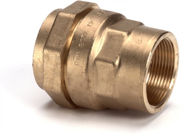 Isiflo laiton schroefkoppeling pour PE/tyleen - 40mm x 1-1/4” - filetage femelle