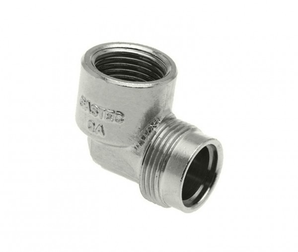 Gascomfort aansluiting haaks - M24 x 1/2” - filetage femelle