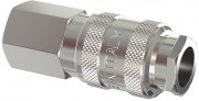 Euroline - Sicherheitskupplung - Innengewinde - 1/4" - Aluminium
