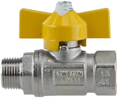 Kogelkraan vlinder 3/4" Bu x Bi GAS