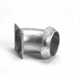 Dallai Bend 90degr M-part x V-part - type C - galvanized - 70 mm