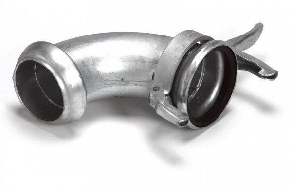 Dallai coude 90° (court) V-deel x M-deel - type C - zingué -159 mm