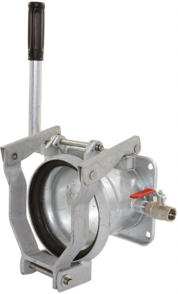 Dallai M-deel x vierkantflens (kort) - type C - 6" - inclusief kraan