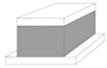 Rail 200/150x40x50 C 55 Shore