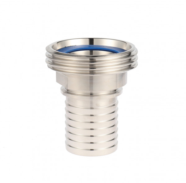 SMS raccord - SMS 1145 - Pièce filetée - Embout de tuyau - 3" - Inox316 - DN80