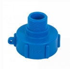IBC adapter - female thread x reducing female thread - S60x6 x 1/2" - Plastic