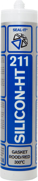 Vloeibare joint plat Seal-it 211 Silicon-HT gasket rouge 310ml