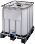 IBC tank - Plastique Pallet - Couvercle 150mm - 2” raccordement - 600 liter
