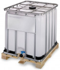 IBC tank - Plastique Pallet - Couvercle 150mm - 2” raccordement - 1000 liter