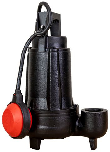 Dompelpomp Vortex - KIN pumps BKL 1.0 M/A - Avec drijvende vlotter - fonte - 230 volt (Max. capaciteit 8,1m³/h)