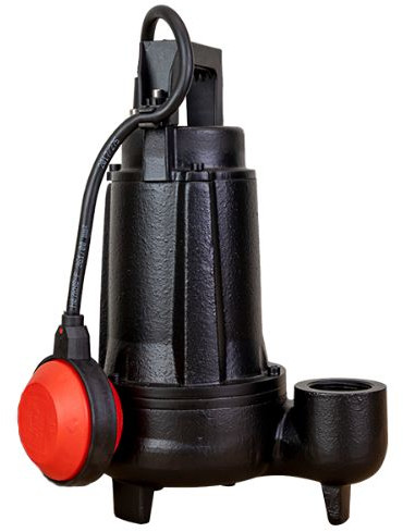 Dompelpomp Vortex - KIN pumps BKL 1.5 M/A - Avec drijvende vlotter - fonte - 230 volt (Max. capaciteit 10,8m³/h)